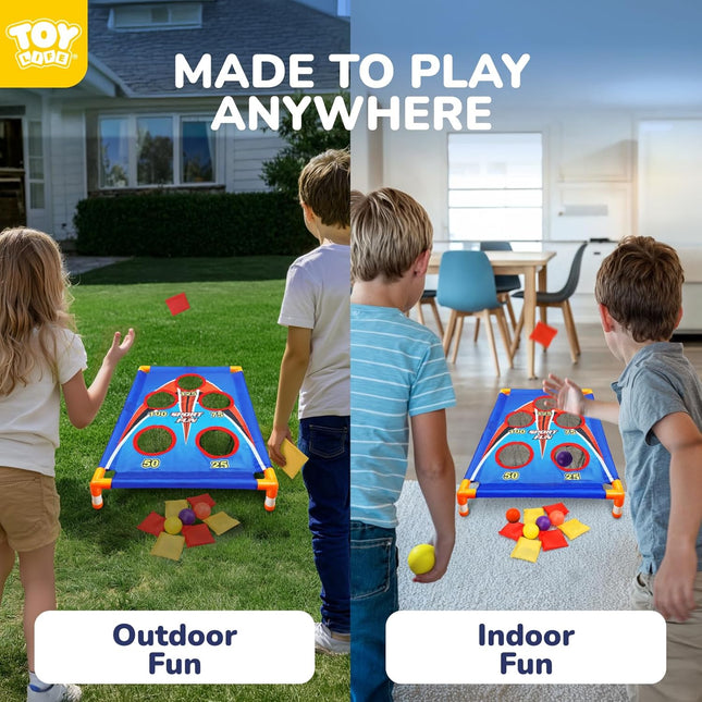 Bean Bag Toss Board Game for Backyard Fun, Parties & Outdoor Play