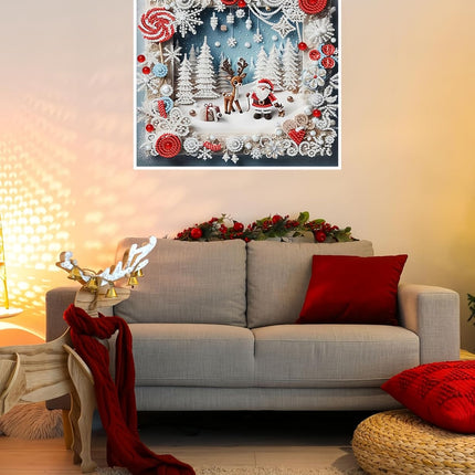 5D Diamond Art Kit for Adults – DIY Crystal Painting by Number 11.8x11.8"