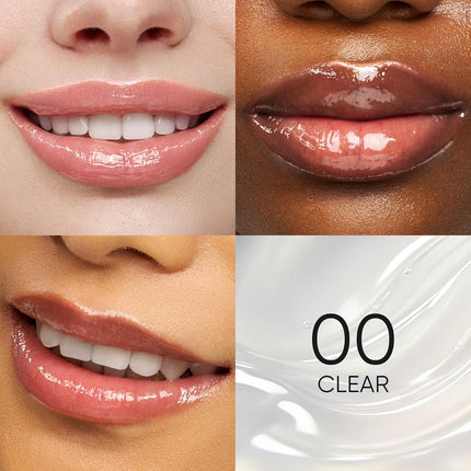 Brightening Lip Serum 0.33oz, Peptide Squalane Tinted Lip Gloss for Plump Lips