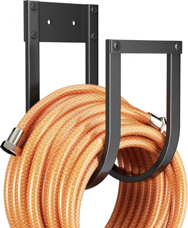 Garden Hose Holder Wall Mount – Metal Hook for Garage, Yard & Outdoor Storage