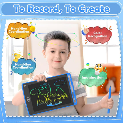 4-Pack LCD Writing Tablet – 8.5" Doodle Board for Kids Ages 3–8