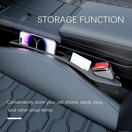 2PCS Car Seat Gap Filler Organizer – 2-in-1 Multifunctional Storage for Phones & Keys