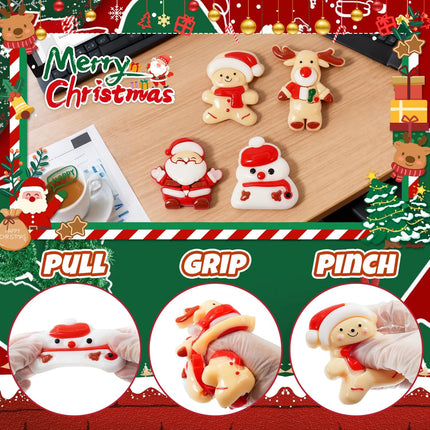 4PCS Christmas Squishies Set – Soft Fidget Toys for Kids & Adults