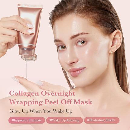Collagen Wrapping Mask – Overnight Peel-Off for Elasticity & Hydration