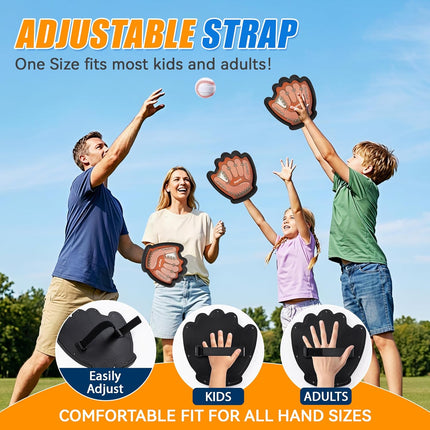 2 Paddle Sticky Ball Catch Game Beach Yard Outdoor Toy for Kids Ages 3-12