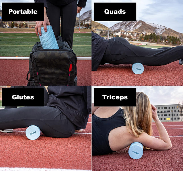 11.8 Inch Foam Roller for Deep Tissue Massage Muscle Recovery Exercise
