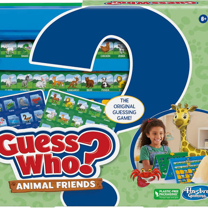 Animal Friends Guess Who Game, Board Game for Kids Ages 6+, 2 Players