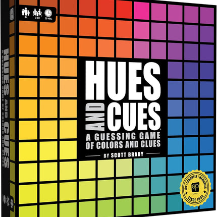 HUES and CUES Color Guessing Board Game for Ages 8+ Family Fun