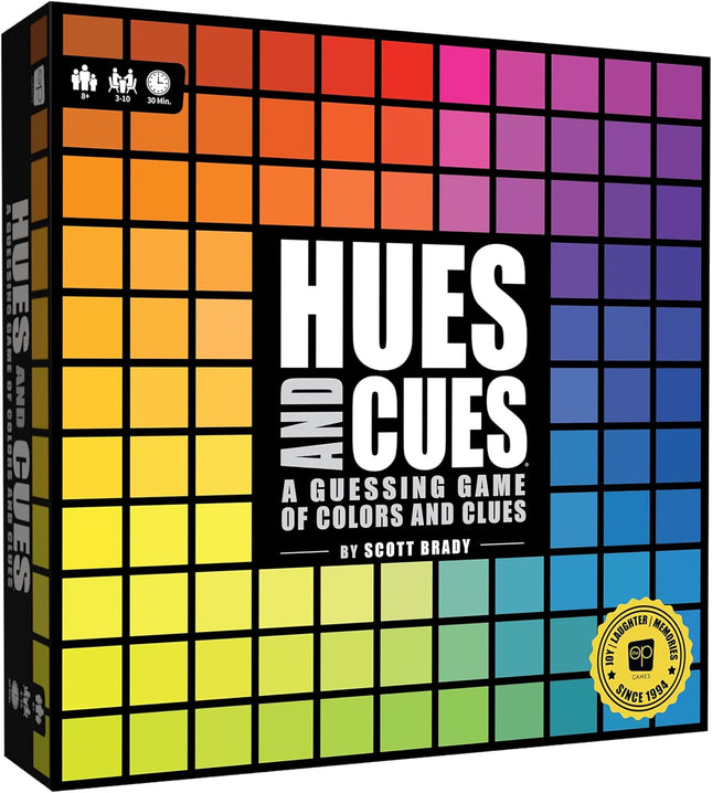 HUES and CUES Color Guessing Board Game for Ages 8+ Family Fun