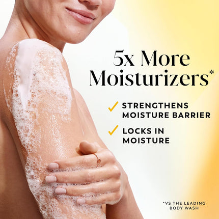 Ultra Moisture Body Wash for Women, Shea Butter, Vitamin B3 & Hyaluronic Blend