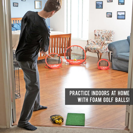 Golf Chipping Net Pop Up Practice Target Indoor Outdoor Golf Training Aid