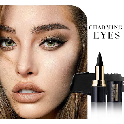 Gel Eyeliner Pencil in Black for Long-Lasting Waterproof Eye Definition
