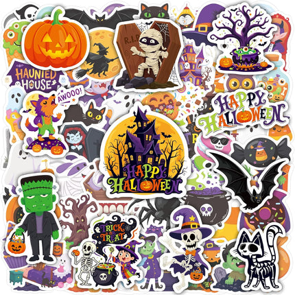 105-Piece Halloween Stickers for Kids, Party Favors, Crafts, Treats & Decorations