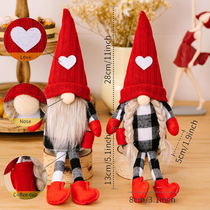 2PCS Christmas Gnomes Home Decor – Cute Fall & Holiday Decoration for Room