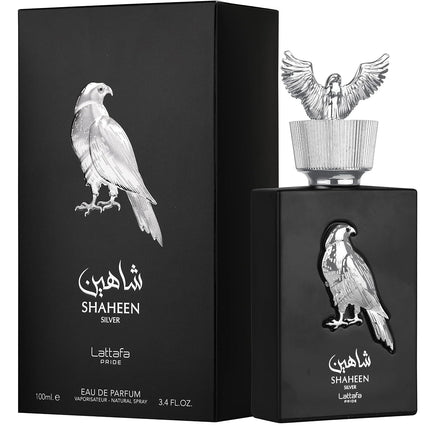 Lattafa Shaheen Silver Perfume Unisex 100ml Eau de Parfum Citrus Fruity Fragrance