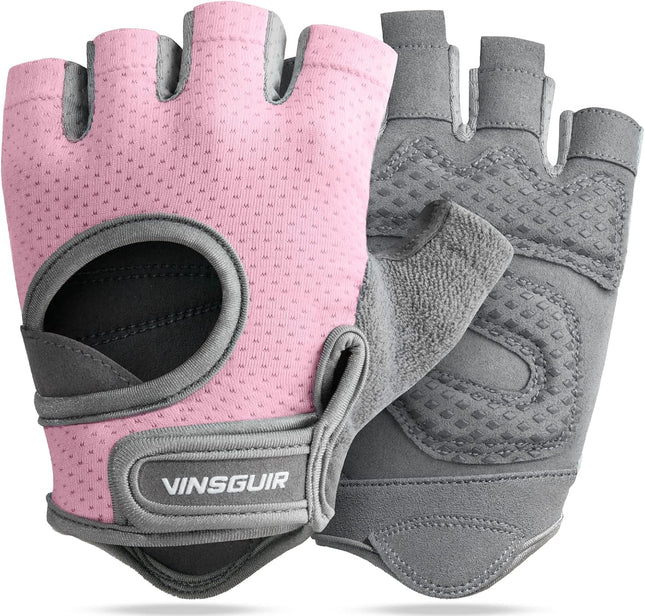 Workout Gloves for Men & Women with Grip Pads for Gym and Weight Lifting
