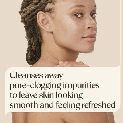 Positively Radiant Brightening Face Wash Scrub 5oz, Soy Extract for Smooth Skin Texture