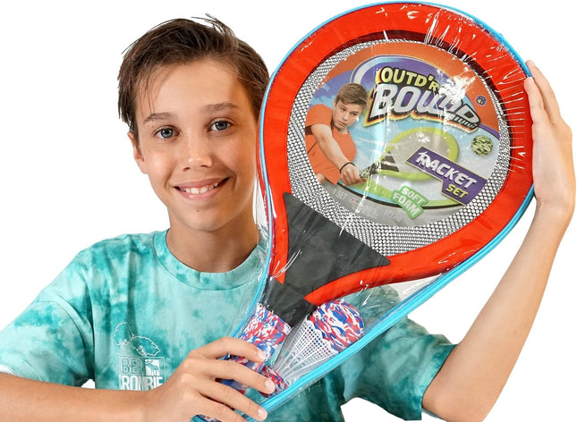 Beach Paddle Ball Set 2 Rackets Ball & Birdie Outdoor Beach Garden Game Toy