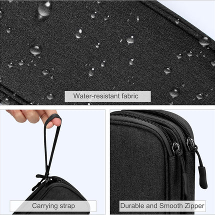 Travel Cable Organizer Pouch – Waterproof Electronic Accessories Carry Case