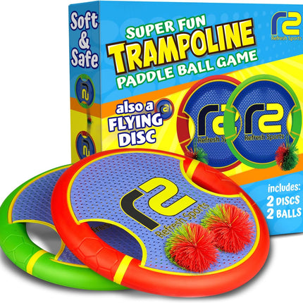 Bouncy Paddle and Ball Catch Game Soft Foam Outdoor Indoor Toy Kids