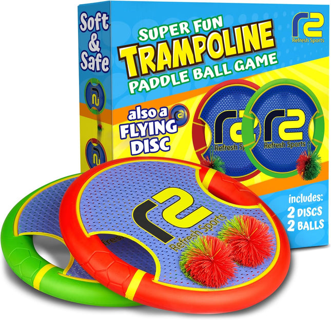 Bouncy Paddle and Ball Catch Game Soft Foam Outdoor Indoor Toy Kids