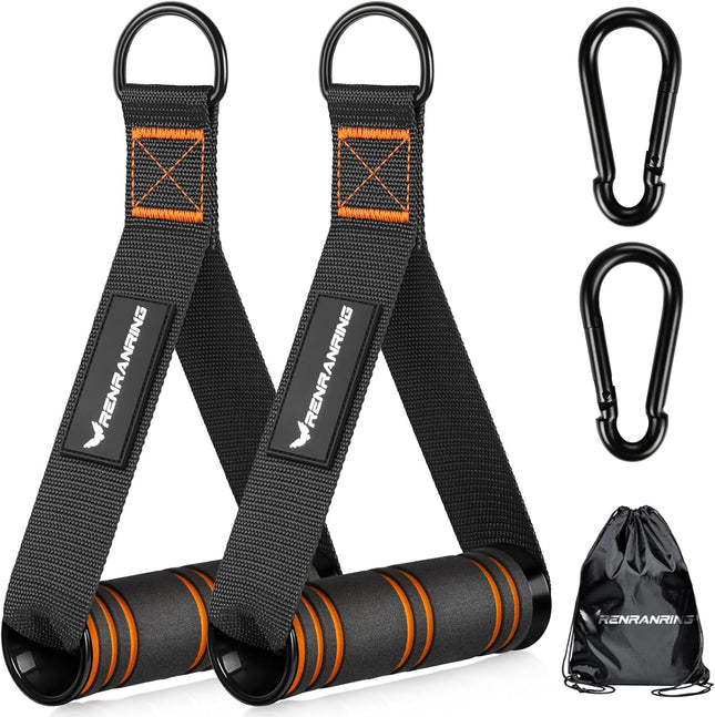 Gym Exercise Handles – Replacement Attachments for Cable Machines & Bands