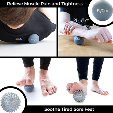 Massage Ball Set for Deep Tissue Therapy, Trigger Points & Muscle Relief