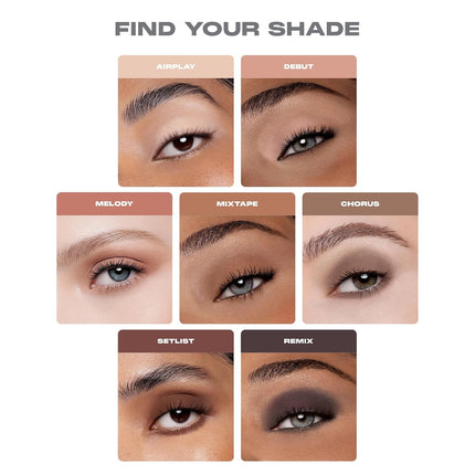 Priming Cream Eyeshadow 0.11oz, Cream-to-Powder Eye Primer, Soft Matte Long-Wear Formula