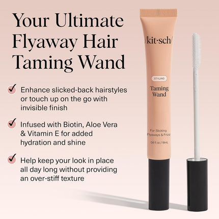 Clear Serum-Like Hair Mascara: Taming Wand with Vitamin E for Smooth, Frizz-Free Hair