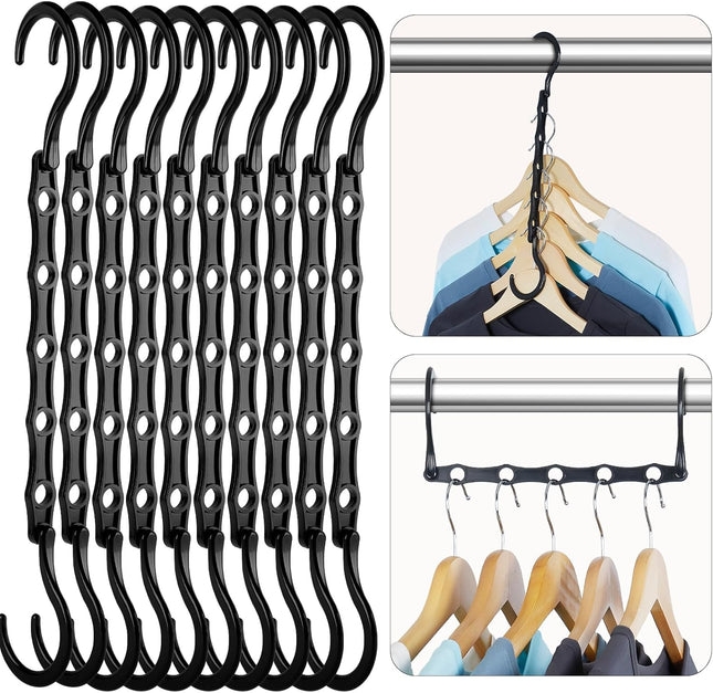 12-Pack Travel Hangers – Portable Foldable Clothes Hangers for Cruise & Travel