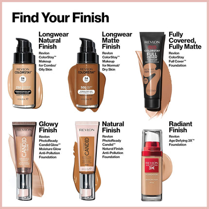 ColorStay Full Cover Foundation 200 Nude, Full Coverage Matte Longwear, 1 Fl Oz