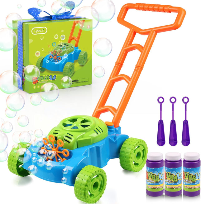 Bubble Lawn Mower Toy for Toddlers Ages 1-3, Outdoor Summer Fun Gift