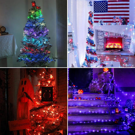 100 LED 33ft Color Changing Twinkle Lights with Remote for Indoor/Outdoor