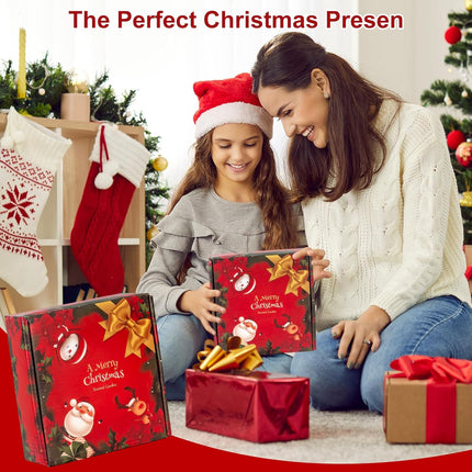 4PCS Christmas Scented Candles for Women Soy Wax Aromatherapy Gift Set