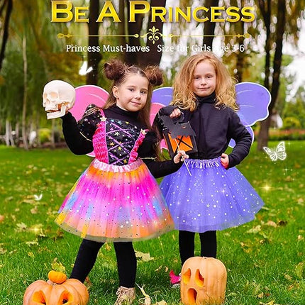 Princess Dress Up Costume for Little Girls – Pretend Play Outfit Ages 3–6