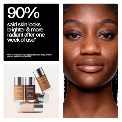 Healthy Skin Liquid Foundation Buff 310W 1oz, SPF 20 Medium Coverage Makeup