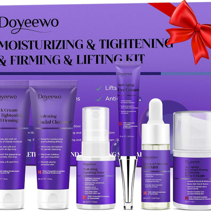 6-Pc Skincare Set for Women & Teens – Hydrate, Lift, Anti-Aging Gift