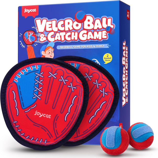 Toss and Catch Ball Game for Kids – Outdoor Beach & Yard Set with 4 Paddles & Glove
