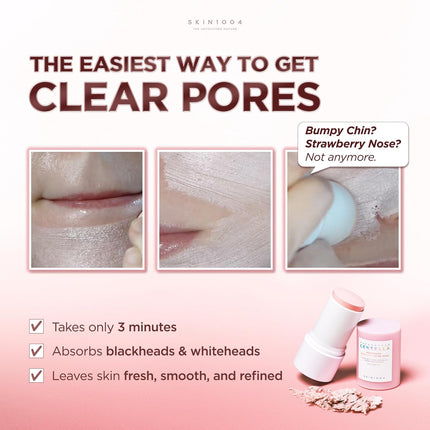 Hudson's Pick Poremizing Clay Stick Mask 0.95oz, Centella Kaolin Pore Sebum Care