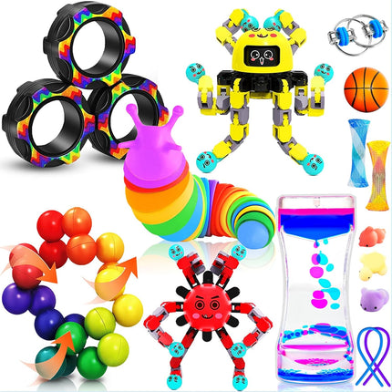 15 Pack Fidget Toys Bulk Sensory Toys for Kids Adults Travel & Classroom