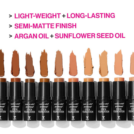 Photo Focus Matte Foundation Stick – Soft Ivory, Vegan & Cruelty-Free