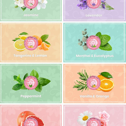 Shower Steamers 8 Pack – Aromatherapy Shower Bombs for Relaxation & Spa