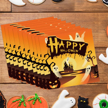 Halloween Ghost Paper Napkins, Spooky Party Table Decorations & Supplies