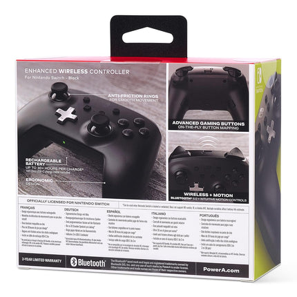 Official Licensed Wireless Gamepad for Nintendo Switch, Switch 2, Lite – Black