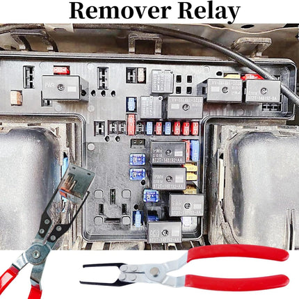 4-Pack Relay & Fuse Puller Pliers – Automotive Fuse & Battery Terminal Remover Tool