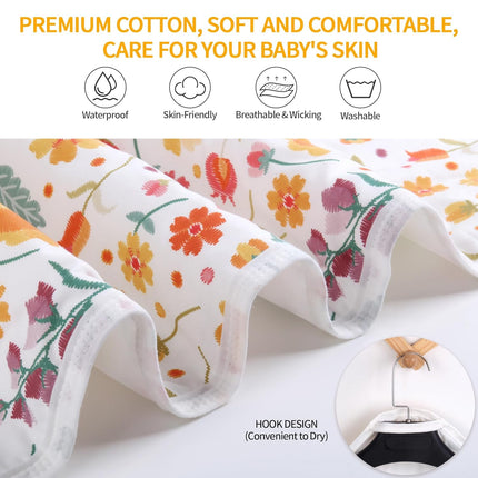 Baby Diaper Changing Pad – Foldable, 3-Layer Waterproof, 24"x30"
