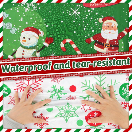 3 Pack Large Christmas Gift Bags – 55x36" Santa Bags with Strings & Tags