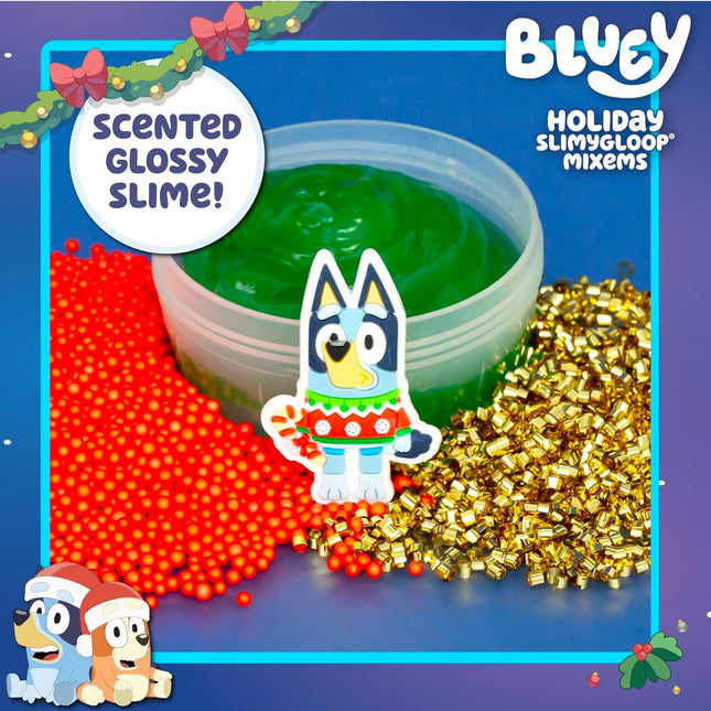 Holiday Slime Mix’EMS Kit | Bingsu Beads, Mini Foam Balls & Collectible Charm