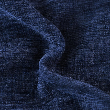 2-Pack Navy Blue Cushion Covers 18x18” – Chenille Pillow Cases for Sofa