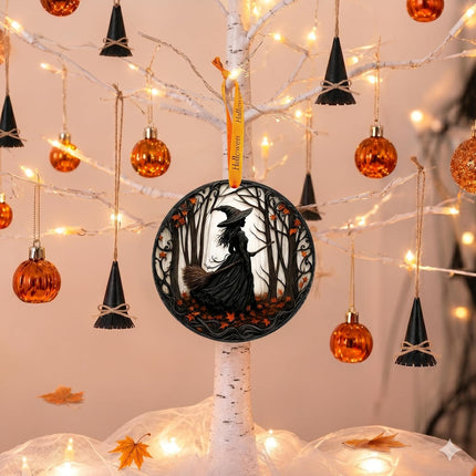 Halloween Witch Suncatcher Ornament, Feminine Power Decor & Gift for Women